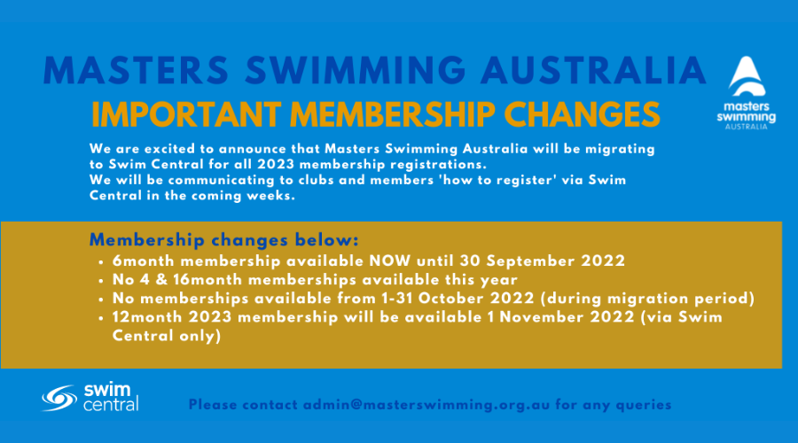 Masters Swimming Australia