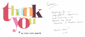 Thankyou From The Pilot